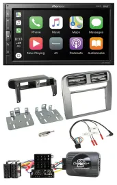 Pioneer USB Lenkrad DAB 2DIN Bluetooth Autoradio für Fiat GrandePunto 05-06 anth