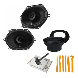 Infinity PR683F 150W Peak 6x8" Coaxial Speakers + Accessories