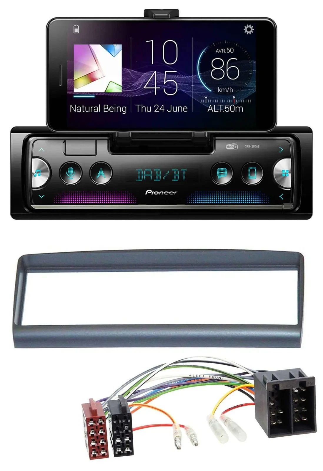 Pioneer USB MP3 Bluetooth DAB Autoradio für Alfa Romeo Spider GTV 1994-2005