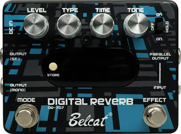 Педаль эффектов для электрогитары Belcat DR-707 Digital Reverb