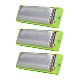 Hohner Rocket Amp Diatonic Harmonica 3-Pack (C,G,A Keys)