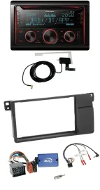 Pioneer 2DIN Lenkrad DAB USB CD Bluetooth Autoradio für BMW 3er E46 2000-2006