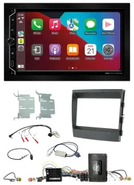 ESX 2DIN DAB USB Lenkrad Bluetooth Autoradio für Porsche Panamera 09-16 Infoadap