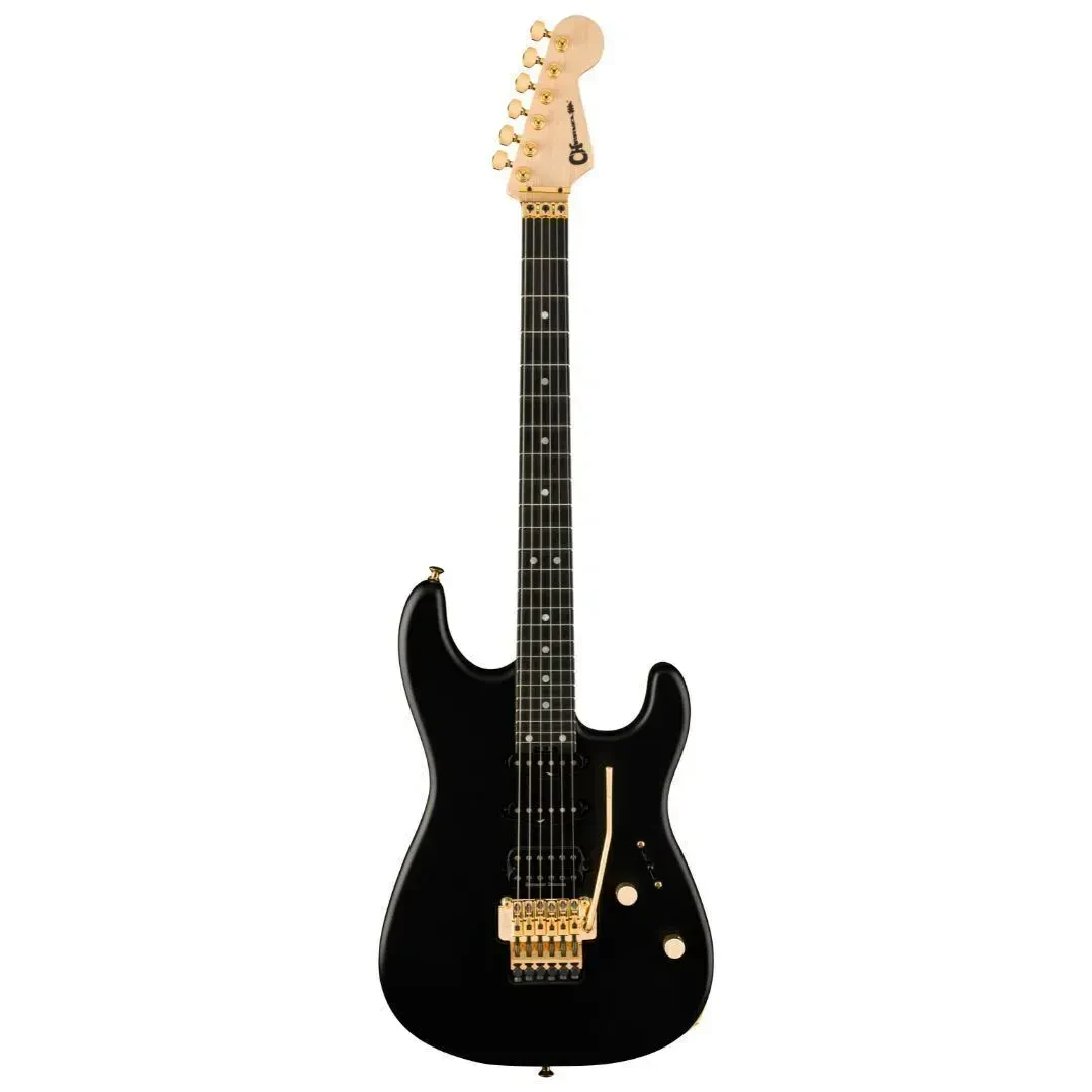 Charvel MJ SanDimas Style 1 HSS FR E 6-String Electric Guitar, Satin Black