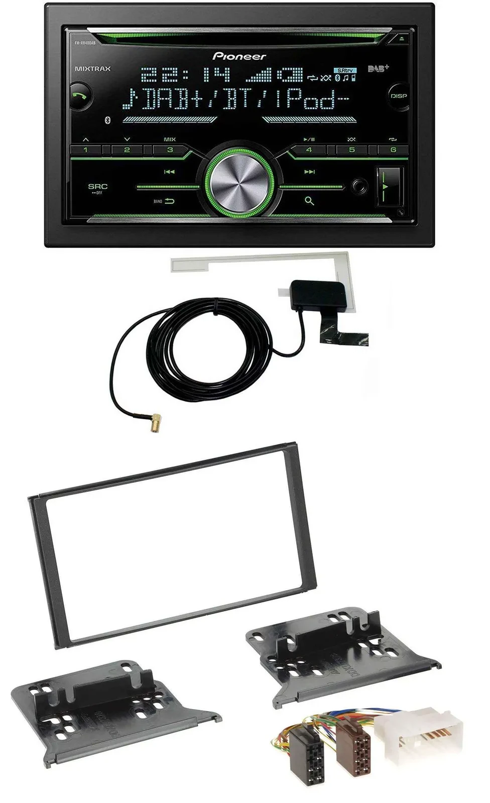 Pioneer CD USB MP3 Bluetooth 2DIN DAB Autoradio für Kia Sorento BL 2006-2009