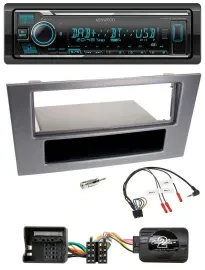 Kenwood Bluetooth Lenkrad DAB USB Autoradio für Ford Mondeo 2004-2007 anthrazit