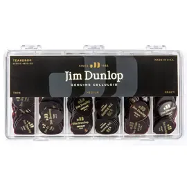 Медиаторы Dunlop Celluloid Shell Teardrop Display 485005