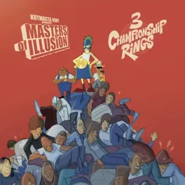Виниловая пластинка Kutmasta Kurt - Masters of Illusion: 3 Championship Rings [New 7" Vinyl] Ltd Ed