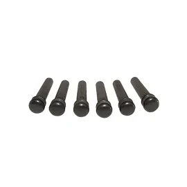 Фиксатор струн для акустической гитары Taylor 7250 Crelicam Ebony Black (6 штук)