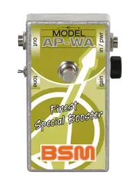 Педаль эффектов для электрогитары BSM Signature Treble Booster AP-WA