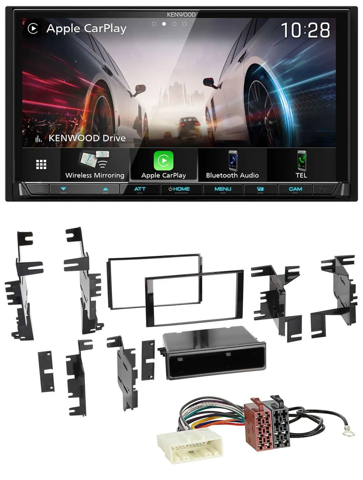 Kenwood MP3 2DIN USB DAB Bluetooth Autoradio für Nissan Quest Rogue Titan ab 11