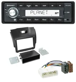 Автомагнитола для Isuzu D‑Max (2012–2020) Continental 1‑DIN, USB, MP3, AUX