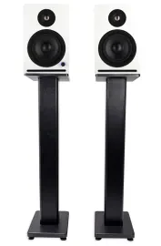 Студийные мониторы активные Rockville APM5W v2 5.25" белые, USB, Bluetooth (набор, пара) со стойками 36"