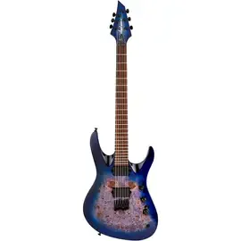 Электрогитара Jackson Pro Signature Chris Broderick Soloist HT6P Transparent Blue