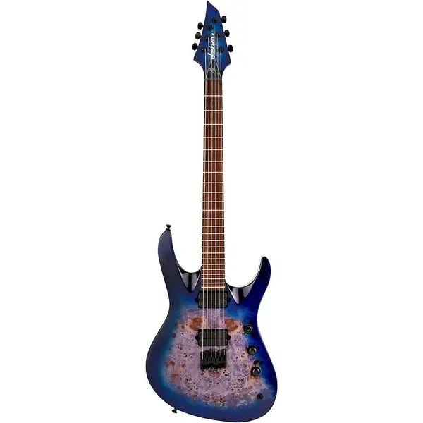 Электрогитара Jackson Pro Signature Chris Broderick Soloist HT6P Transparent Blue