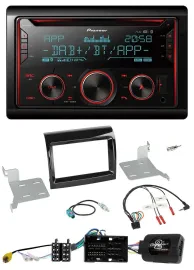 Pioneer 2DIN DAB Lenkrad Bluetooth USB CD Autoradio für Citroen Fiat Peugeot 201