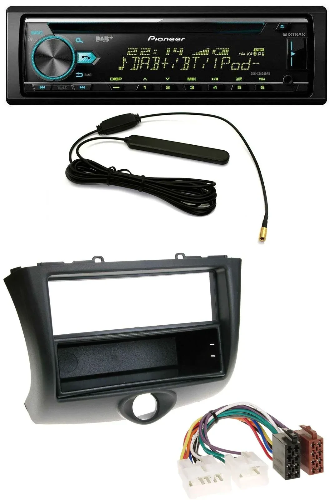 Pioneer CD MP3 AUX DAB USB Autoradio für Toyota Yaris (2003-2006)
