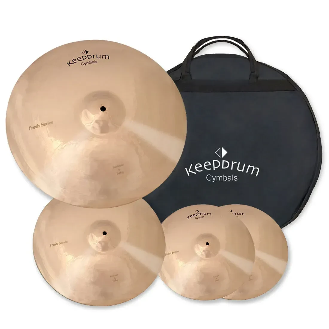 Тарелки keepdrum Fresh Becken-Set 14/16/20 (набор) с сумкой