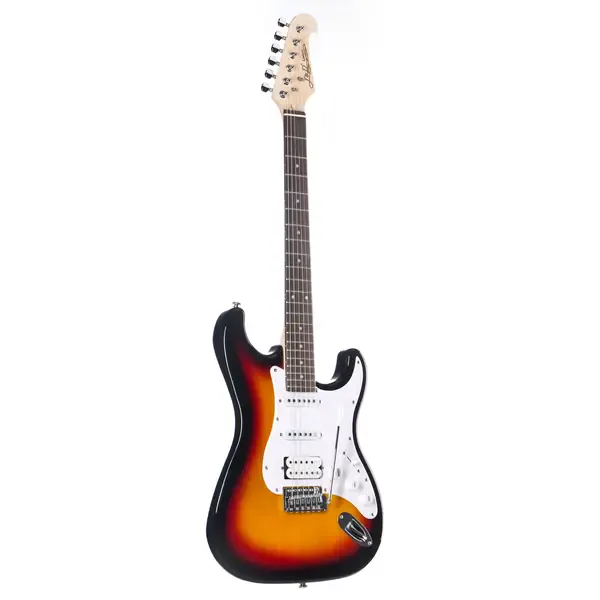 Электрогитара J&D Guitars ST Rock HSS SB 3-Tone Sunburst