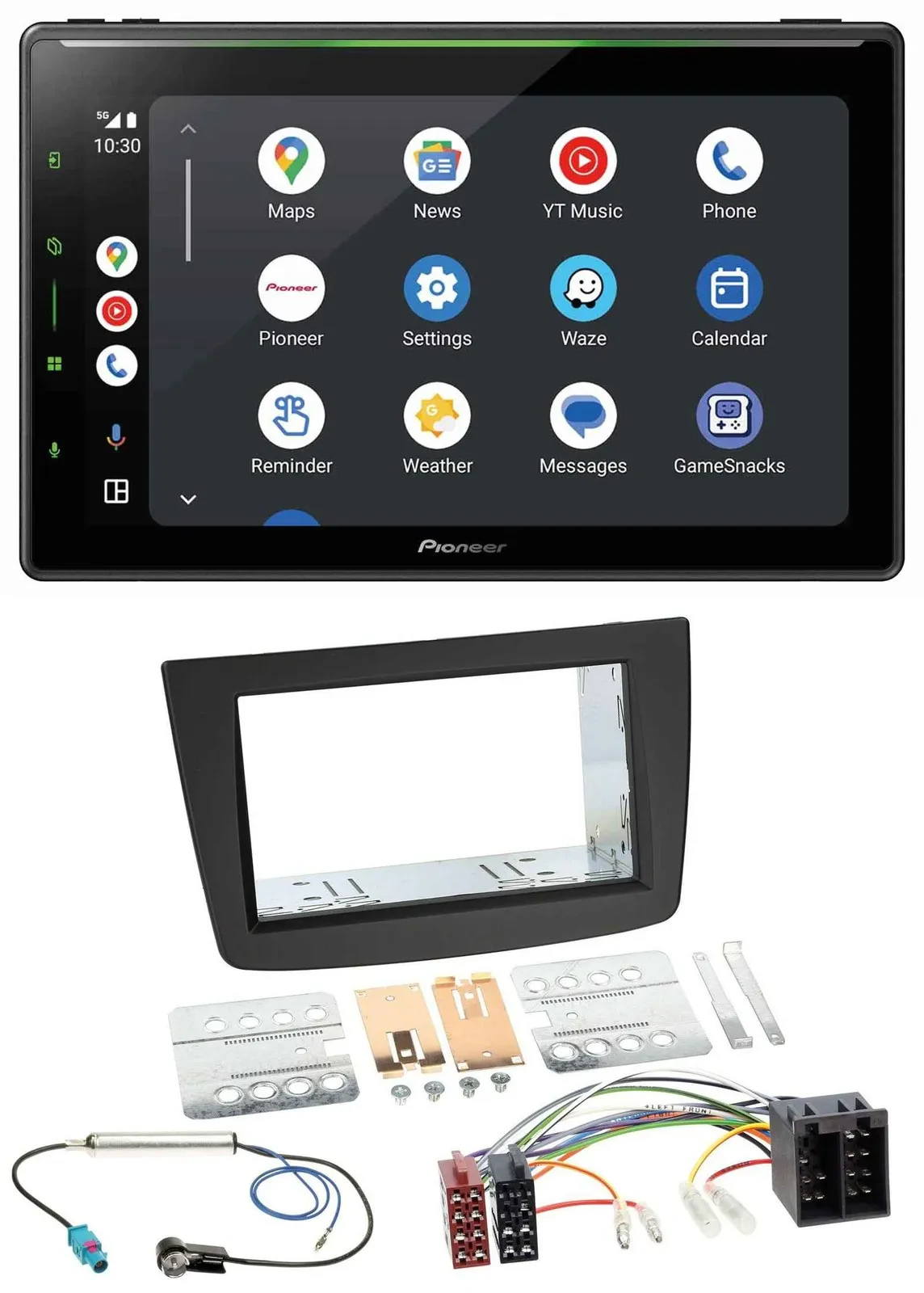 Pioneer 2DIN MP3 USB Bluetooth DAB Autoradio für Alfa Romeo Mito 08-14 955 ISO s