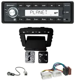 Continental USB MP3 AUX 1DIN Autoradio für Kia Sorento (UM, ab 03/2015)