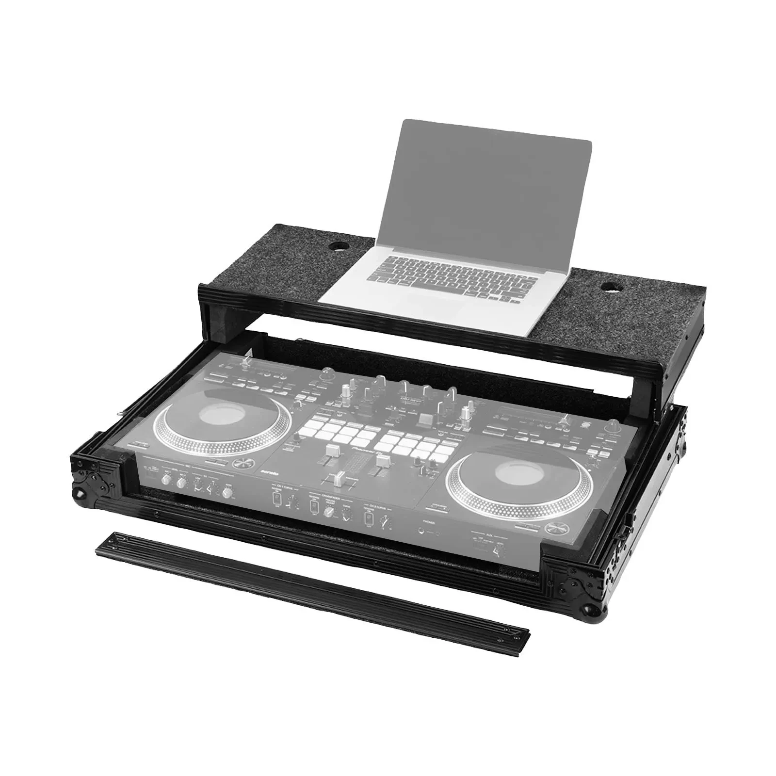 Odyssey RCGS-DDJREV7WBL Black Case for Pioneer DJ DDJ-REV7 with Shelf idjnow