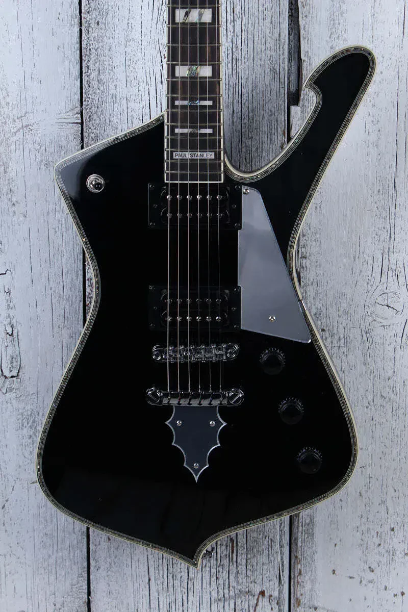 Ibanez PS Series Paul Stanley Signature PS120 Electric Guitar Black Gloss Finish