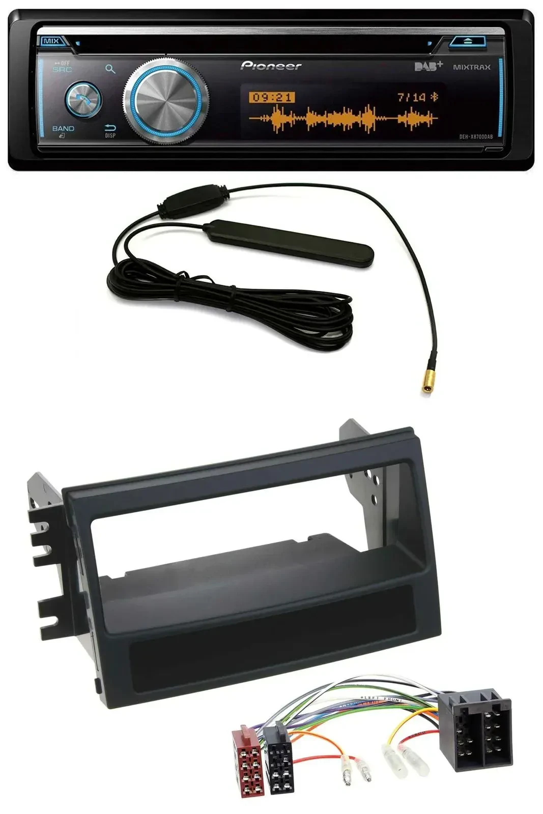 Автомагнитола для Kia Soul (AM, 2008–2011) Pioneer CD, USB, Bluetooth, DAB, MP3