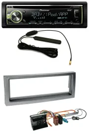 Автомагнитола для Citroen C5 / Peugeot 407 Pioneer MP3 USB CD DAB AUX серый металлик