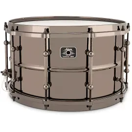 Б/У Малый барабан Ludwig Universal латунь, 14" x 8", фурнитура Black Nickel, литые обручи (Die-Cast)