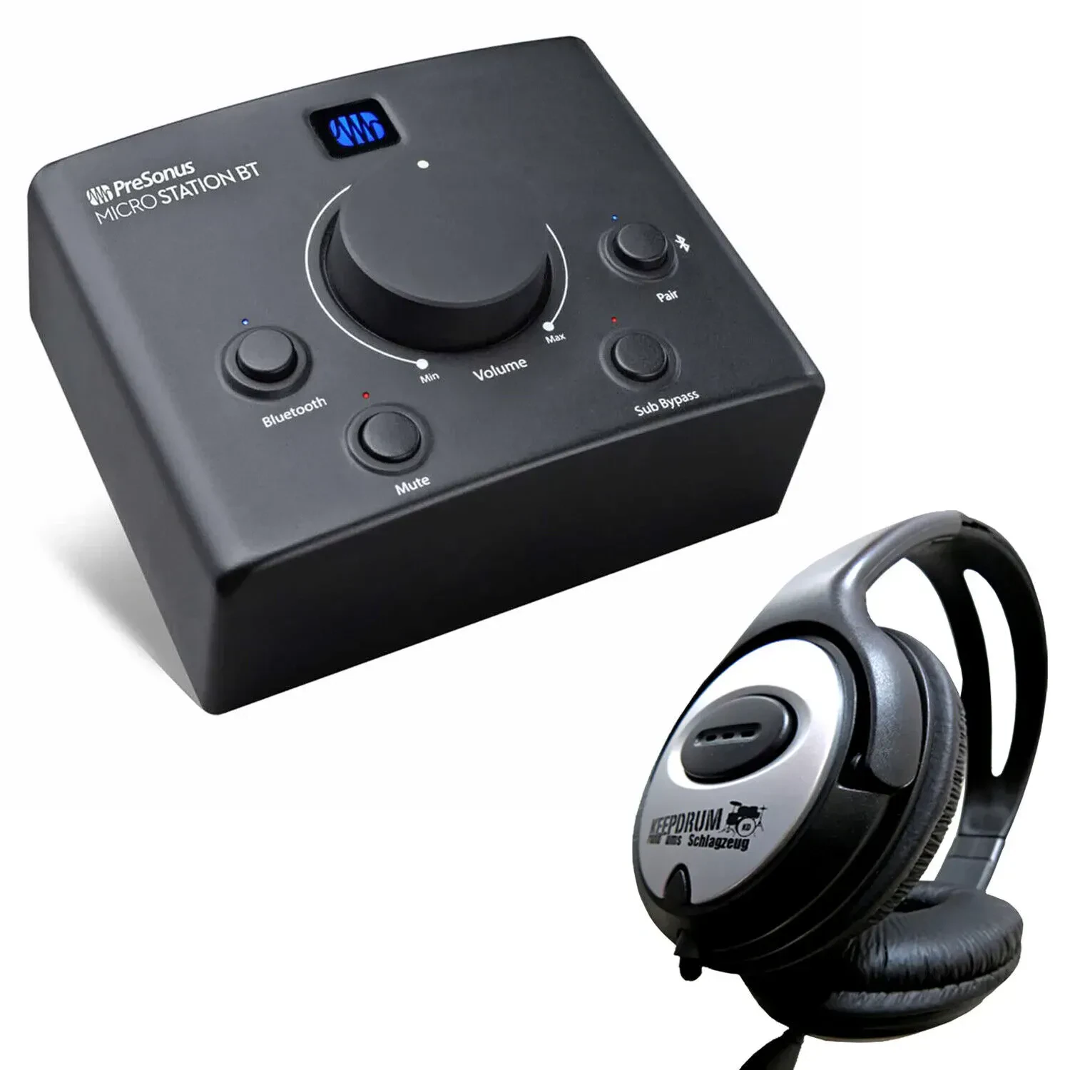 Контроллер студийных мониторов PreSonus Micro Station BT с наушниками