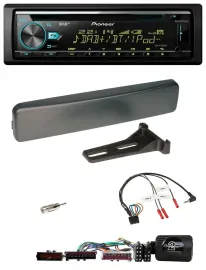 Автомагнитола для Ford Mondeo/Focus Pioneer CD, USB, Bluetooth, DAB, антрацит, с поддержкой кнопок на руле