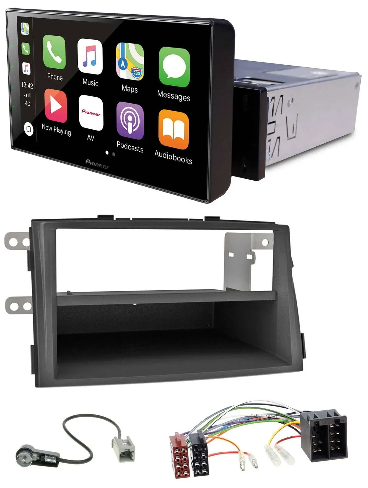 Pioneer Bluetooth MP3 DAB USB Autoradio für Kia Sorento II (XM, 2009-2012)