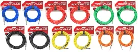 Инструментальный кабель Rockville RCGT20 Multicolor 6.1 м (12 штук)