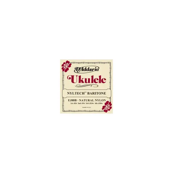 D'ADDARIO EJ88B Nyltech-Saiten für Bariton-Ukulele