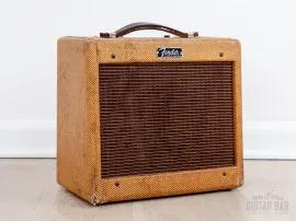 1962 Fender Champ 5F1 Tweed Vintage Tube Amp Class A 1x8 w/ Oxford 8EV, Serviced
