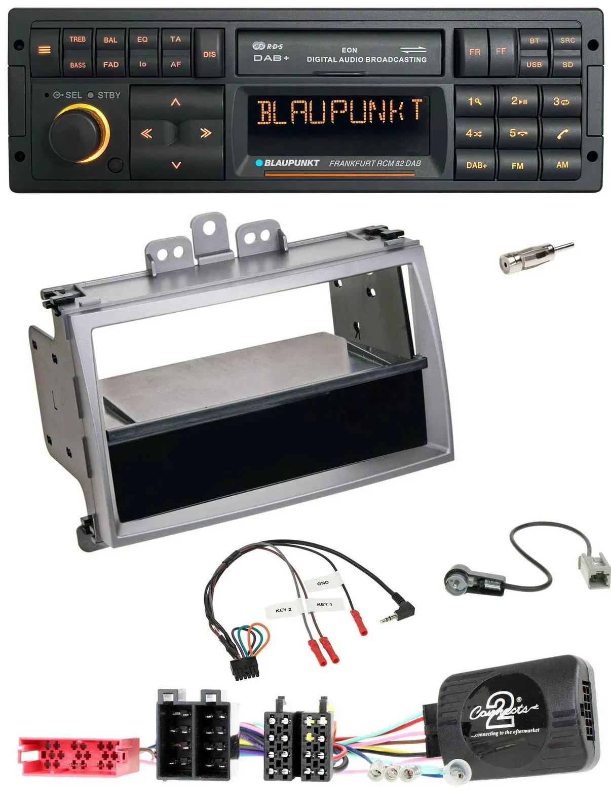 Blaupunkt USB DAB SD Lenkrad Bluetooth Autoradio für Hyundai i20 ISO 2009-2011 s