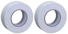 Pair American DJ ADJ GT2W Durable 2-Inch Wide White Gaffers Tape With No Residue