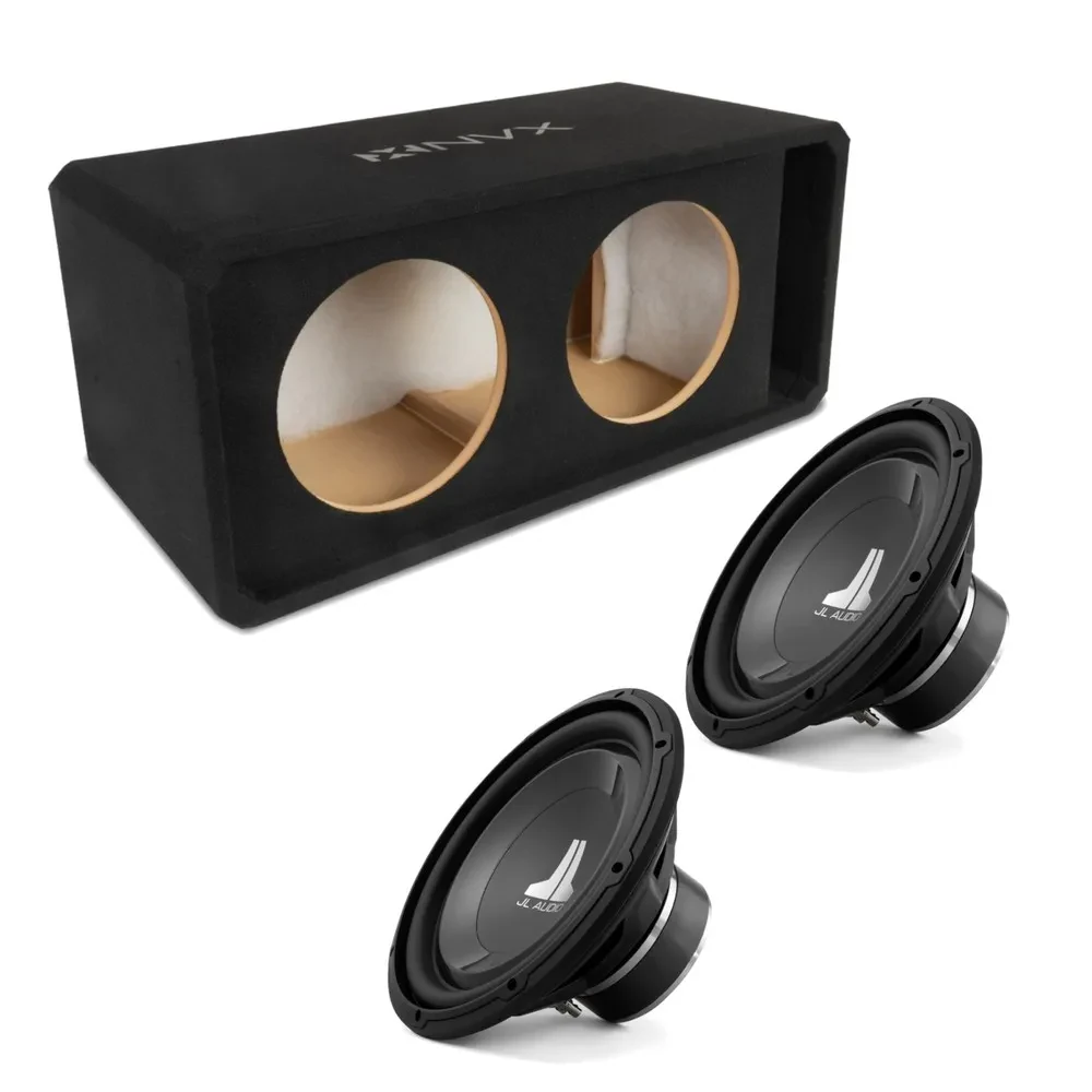 Сабвуфер пассивный для автомобиля NVX NE122P_STAGE122D Dual 12", slot ported, 3/4" MDF