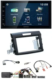 Kenwood 2DIN Bluetooth Lenkrad USB DAB Autoradio für Honda CR-V FR5/FR6 ab 2013