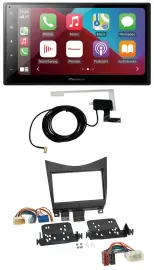 Pioneer USB Bluetooth DAB MP3 2DIN Autoradio für Honda Accord 02-08 schwarz