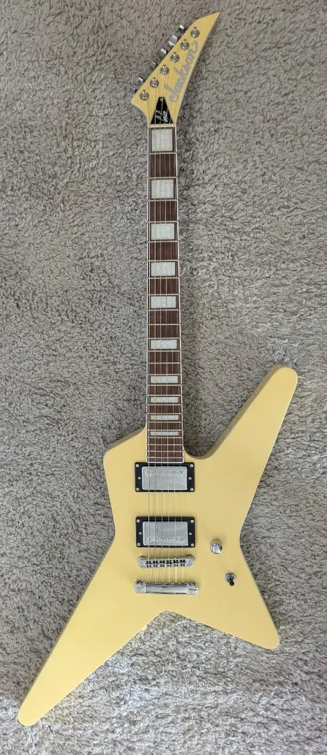 Jackson Pro Series Signature Gus G. Star Guitar, Pau Ferro Fingerboard, Ivory