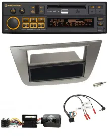 Автомагнитола Pioneer DAB, USB, Bluetooth, для Seat Toledo/Altea 2004–2009, антрацит