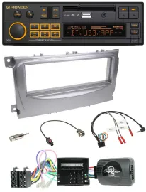 Pioneer DAB Lenkrad USB Bluetooth Autoradio für Ford S-Max Mondeo Can-Bus 07-14