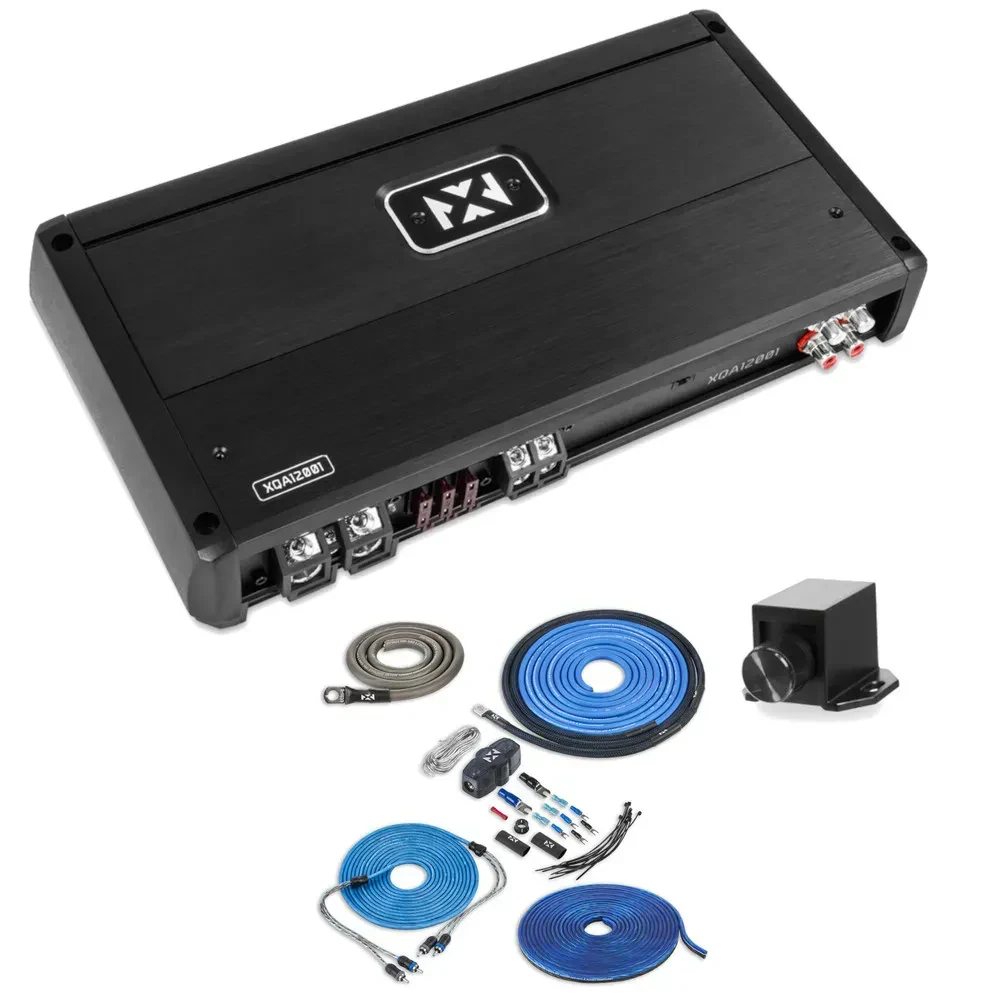 Автомобильный усилитель мощности NVX XQA12001 X-Series SQ 1200W RMS, Class D, моноблок (набор)