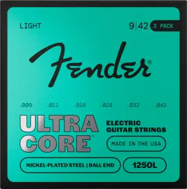 Fender Ultracore NPS 3-Pack Regular 1250 Electric Guitar Strings 9-42