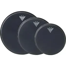 Набор пластиков для барабанов Remo Black Suede Emperor Standard Tom Pack