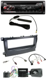 Автомагнитола для Ford Pioneer CD/USB/DAB/MP3, совместима с Mondeo и S-Max (2007–2014), поддержка CAN-Bus, управление с руля