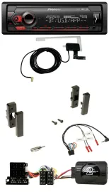 Автомагнитола Pioneer DAB, USB, Bluetooth для Audi A3 8L (1996–2000)