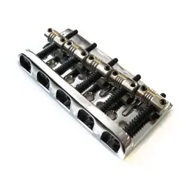 Бридж для бас-гитары Fender American Standard 5-String Bass Bridge Assembly 2008-2016 Chrome